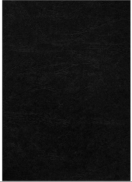 Picture of A4 Leathergrain Binding Cover BLK 100