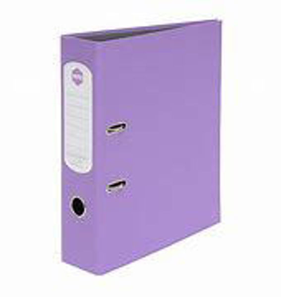 Picture of Lever Arch A4 Purple Marbig Hi-Lites