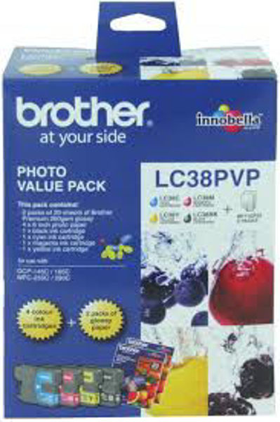 Picture of Brother LC38 3 Colour Pack