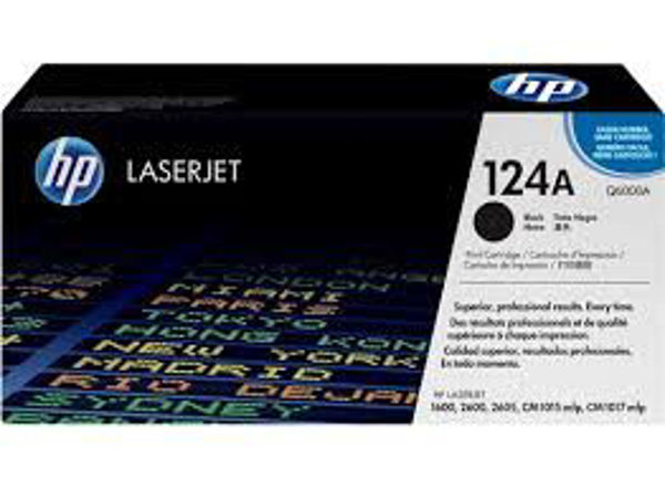 Picture of HP 124A Toner Cartridge Black Q6000A