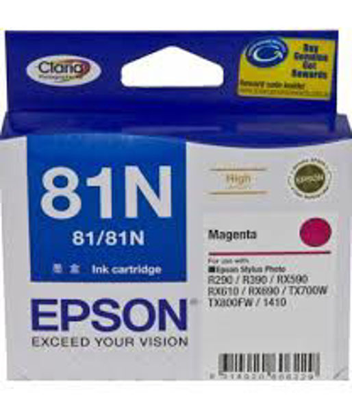 Picture of Epson T1113 (81N) Magenta Ink