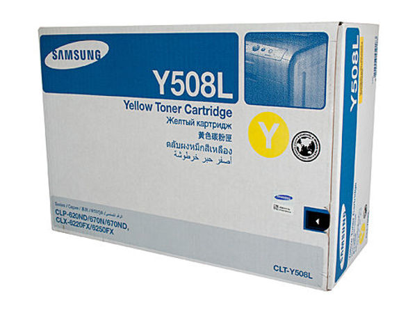 Picture of Samsung CLTY508L Yellow Toner