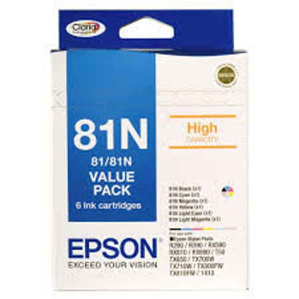 Picture of Epson 81N HY Ink Value Pack