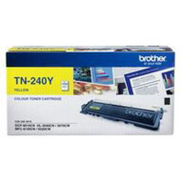 Picture of Brother TN-240Y Yellow Toner