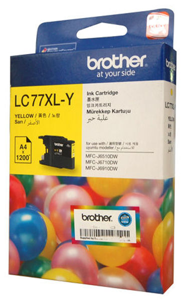 Picture of Brother LC77XL Yellow Ink