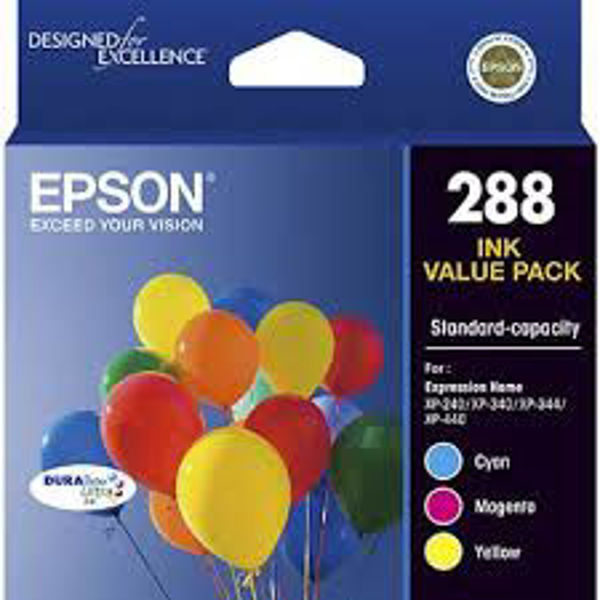 Picture of Epson 288 CMY Colour Pack
